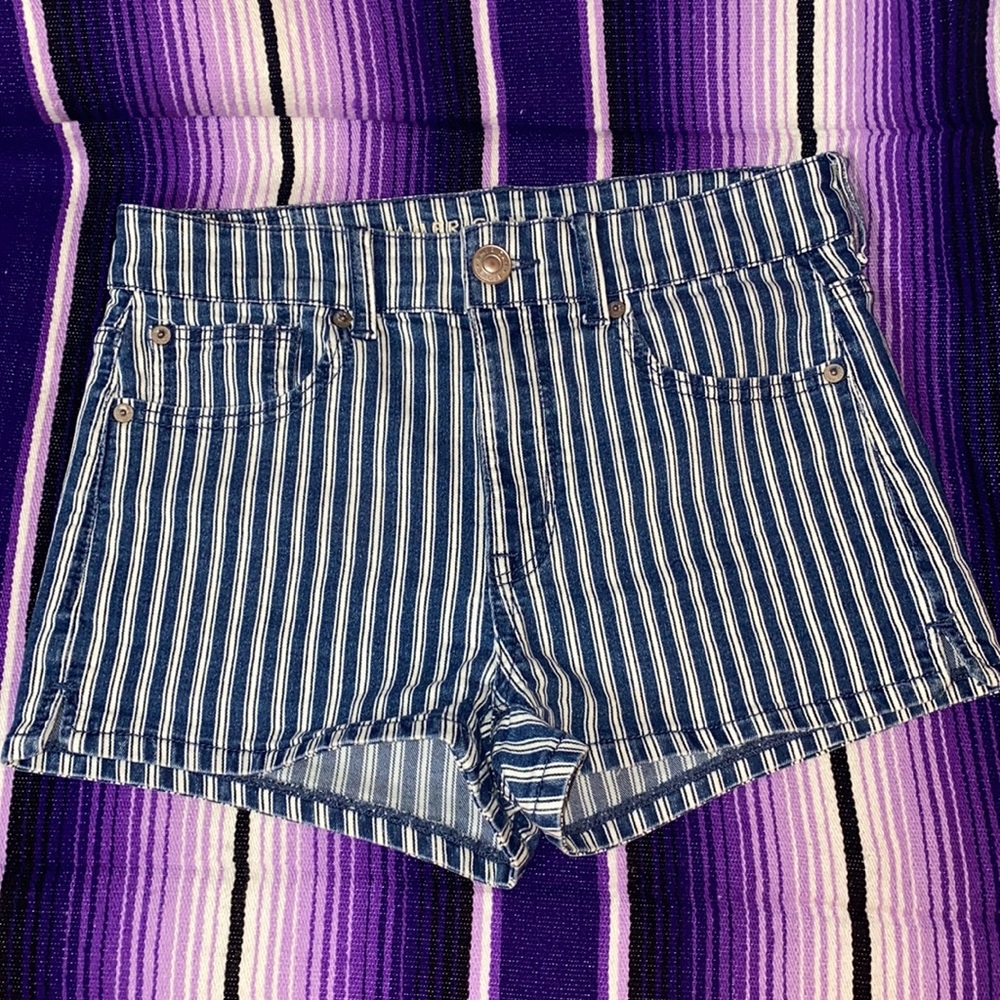 American Eagle Striped Shorts